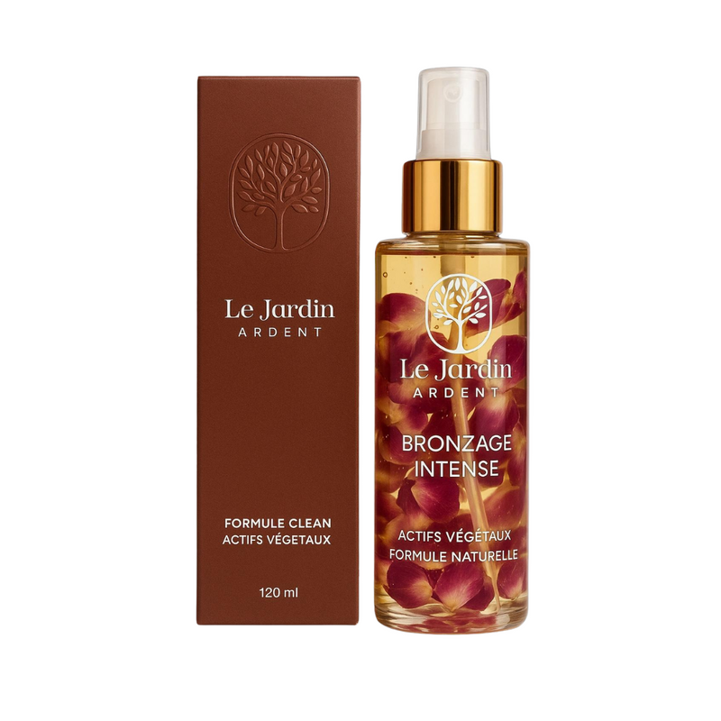 Huile de bronzage – texture sèche – Le Jardin Paris
