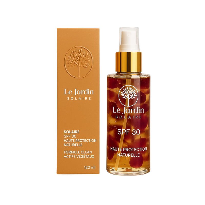 Spray solaire SPF30 naturel parfum monoï – Le Jardin Paris
